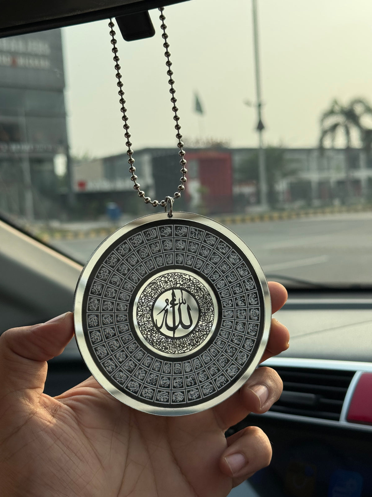 Circle 99 Names of Allah & Muhammad SAW Car Hanging | SB