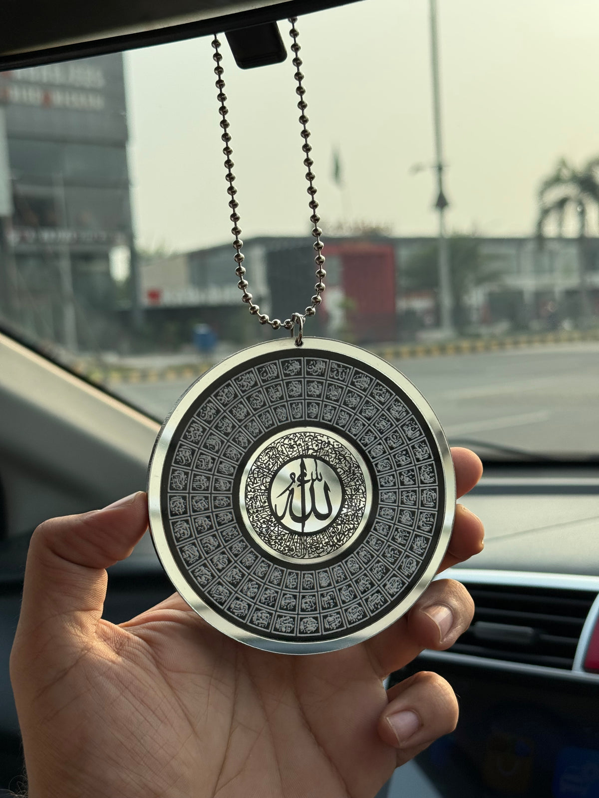 Circle 99 Names of Allah & Muhammad SAW Car Hanging | SB