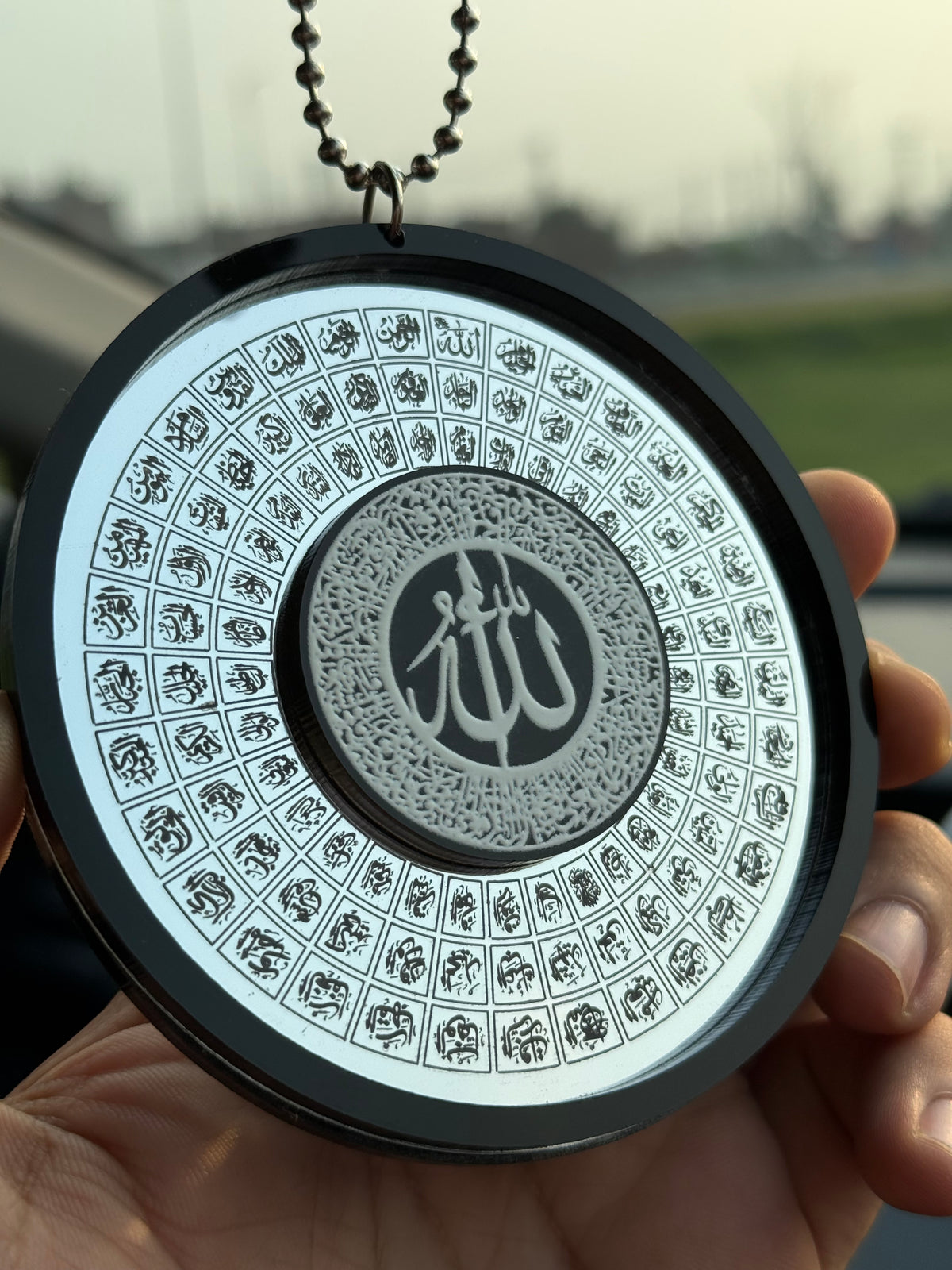 Circle 99 Names of Allah & Muhammad SAW Car Hanging | SB