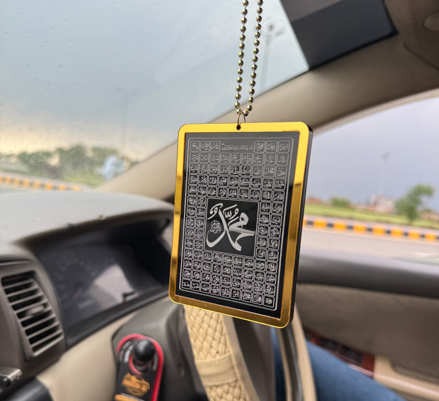 99 Name Of Allah & Muhammad SAW Car Hanging