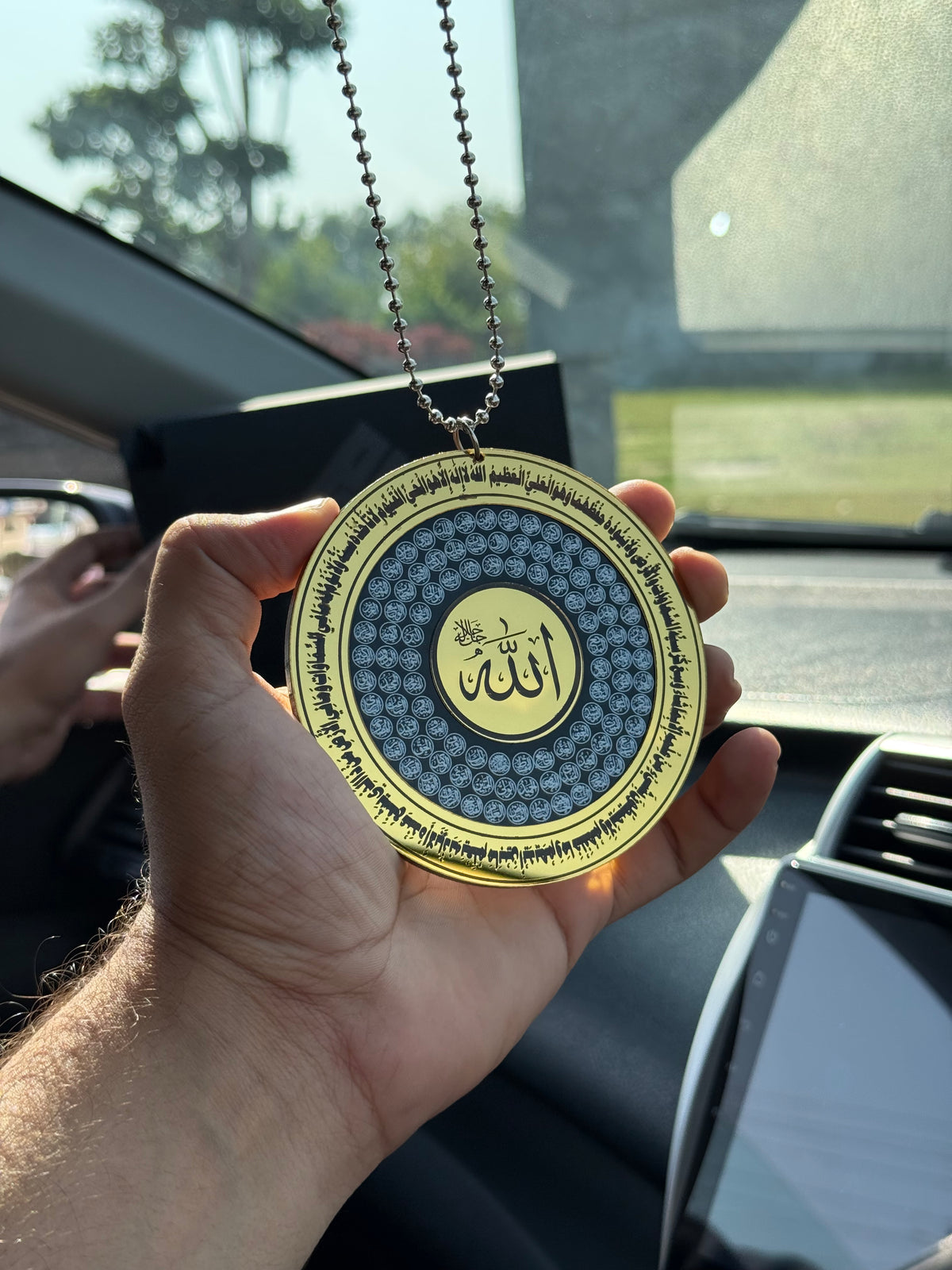 99 Names of Allah & Muhammad SAW Car Hanging | Ayat ul Kursi & Dua for Travelling