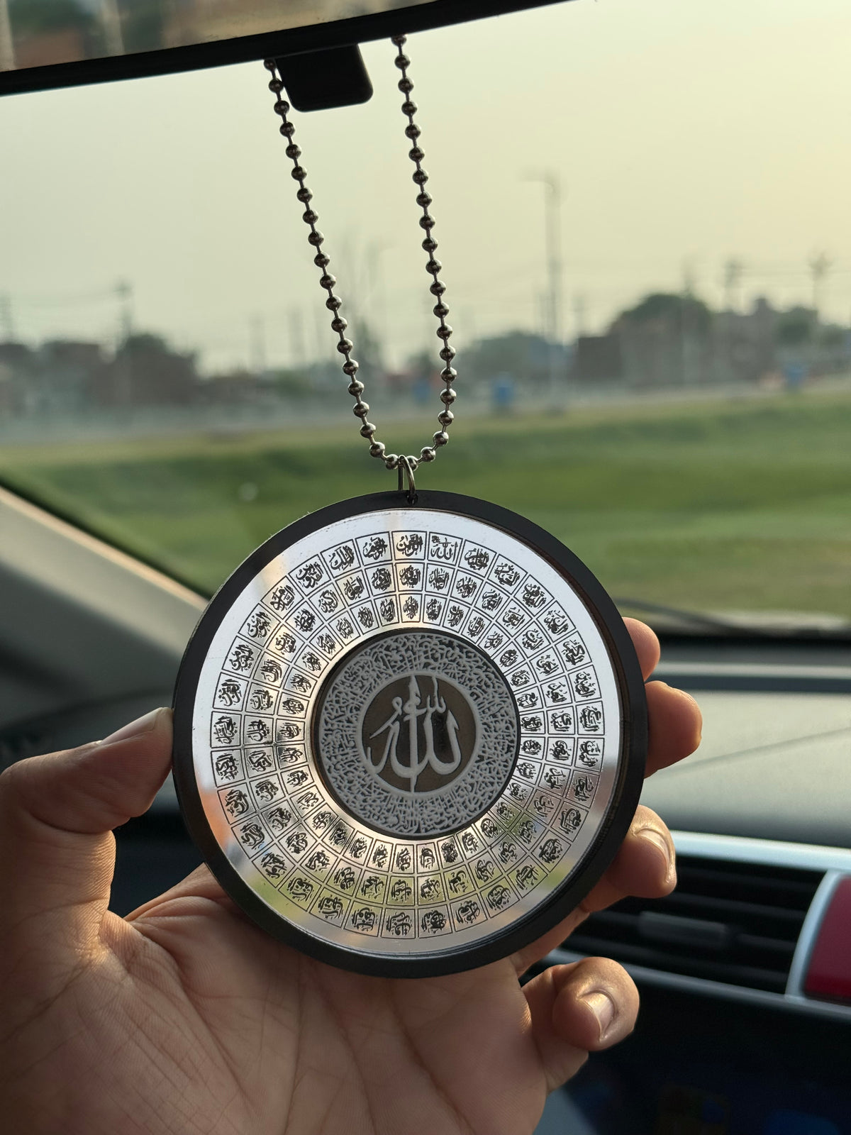 Circle 99 Names of Allah & Muhammad SAW Car Hanging | SB